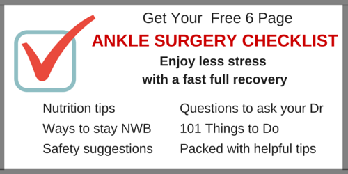 Ankle Surgery Checklist
