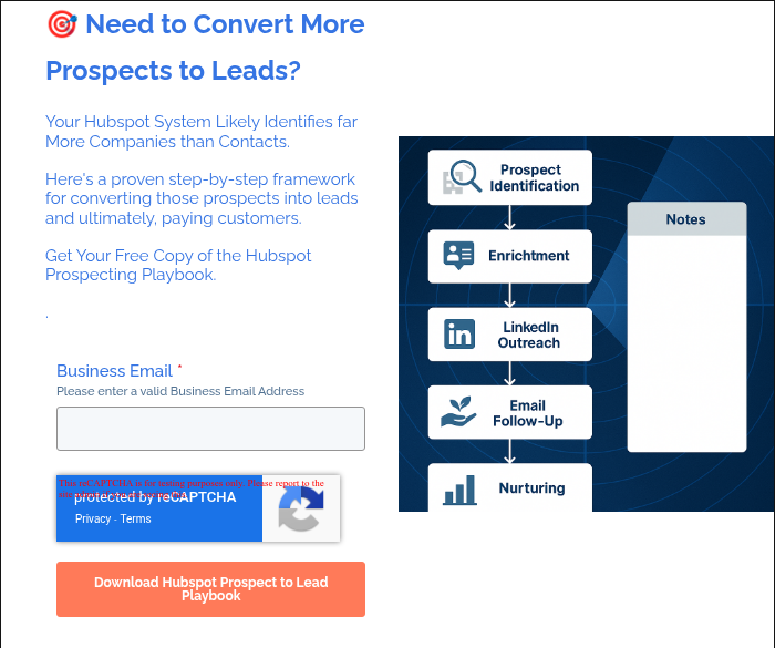 �� Need to Convert More Prospects to Leads? Your Hubspot System Likely Identifies far More Companies than Contacts. Here's a proven step-by-step framework for converting those prospects into leads and ultimately, paying customers. Get Your Free Copy of the Hubspot Prospecting Playbook. .