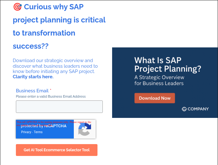 �� Curious why SAP project planning is critical to transformation success??   Download our strategic overview and discover what business leaders need to know before initiating any SAP project. Clarity starts here.  