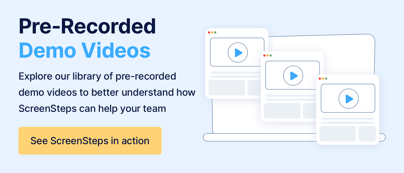 Pre-Recorded Demo Videos