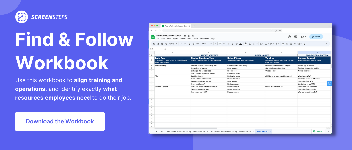 Find & Follow Workbook