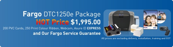 Fargo DTC1250e ID Card Printer Package Hot Price