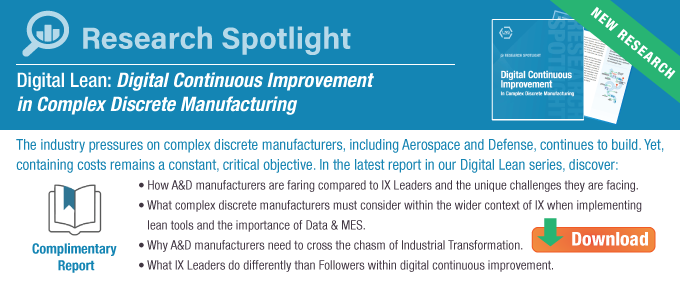 Digital Continuous Improvement in Complex Discrete Manufacturing