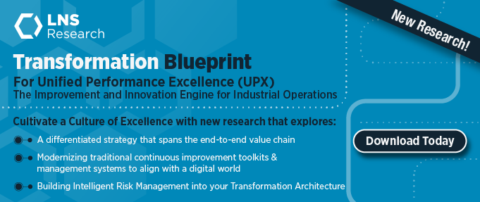 Transformation Blueprint for Unified Performance Excellence (UPX)