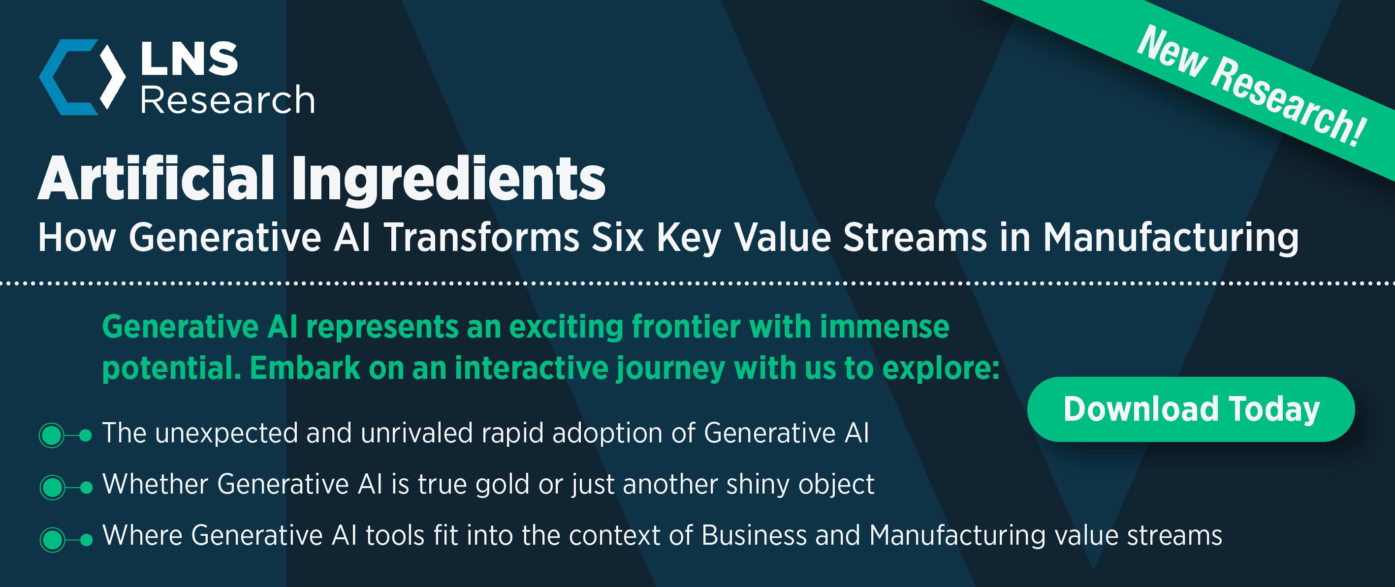 Artificial Ingredients: How Generative AI Transforms Six Key Value Streams in Manufacturing