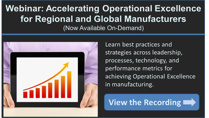 manufacturing operational excellence strategy