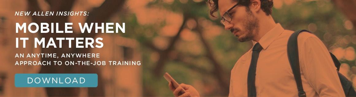 Mobile and On-the-Job Training