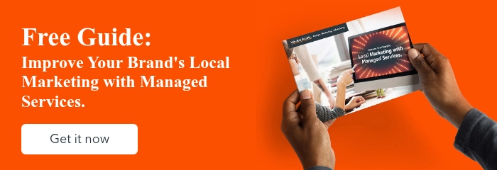 Free Guide: Improve Your Brand's Local Marketing with Managed Services.  