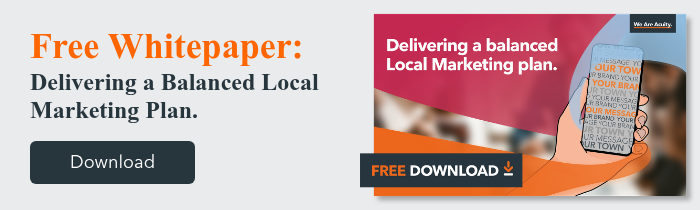 Free Whitepaper: Delivering a Balanced Local Marketing Plan. &nbsp;
