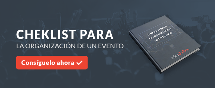 Cheklist para la organización de un evento