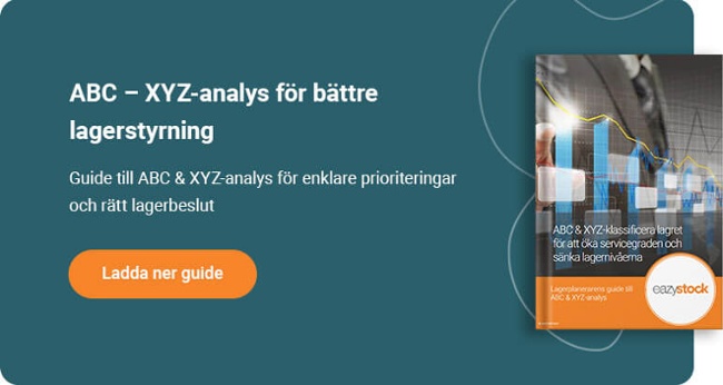 Lagerplanerarens guide till ABC & XYZ-analys