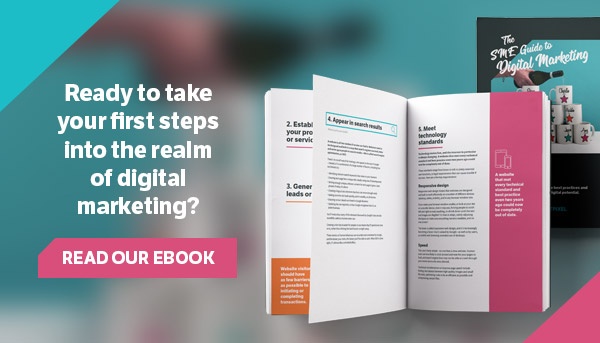 Ready to take your first steps into the realm of digital marketing? Read our ebook.