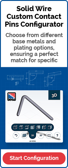 Solid Wire Custom Contact Pin Connector CTA - Start Now