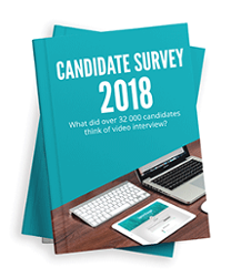 Video interview candidate survey 2018