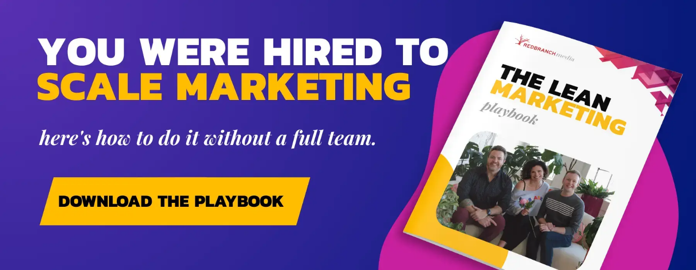 The Lean Marketing Playbook - Blog Embedded CTA