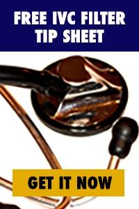 IVC filter tip sheet
