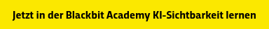 Jetzt in der Blackbit Academy KI-Sichtbarkeit lernen