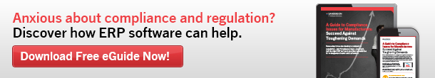 Anxious about compliance and regulation? Discover how ERP software can help.