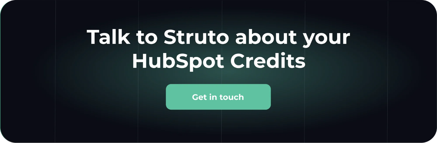 Talk to struto about HS Credits CTA