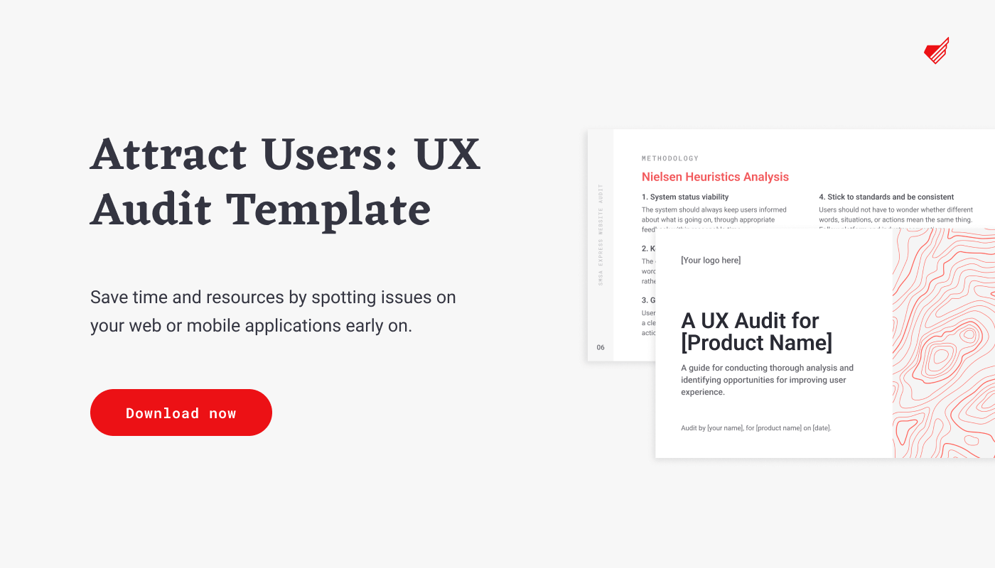 UX Audit CTA - Product Design Campaign