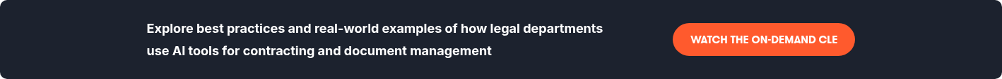 Explore best practices and real-world examples of how legal departments use AI tools for contracting and document management