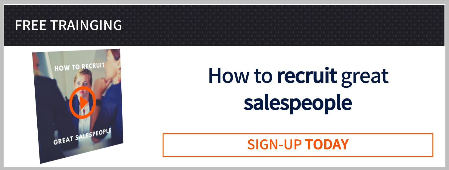 How to recruit great salespeople