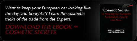 Download the eBook Cosmetic Secrets to Keeping Your European Automobile Looking Like New