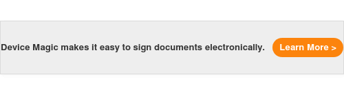 Go paperless and automate your business processes with mobile forms from Device Magic.Learn More >