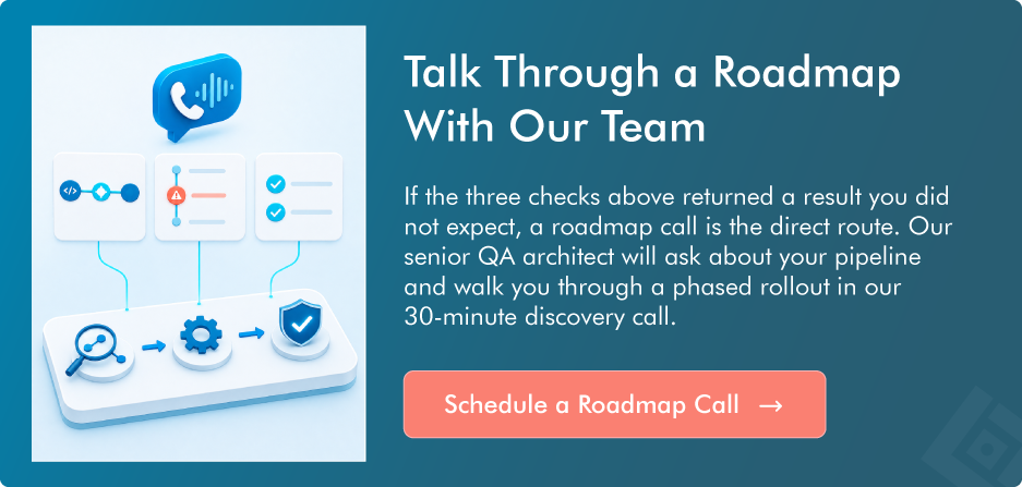 Talk through a roadmap with our team