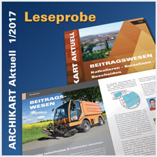 Leseprobe 1-2017 ARCHIKART Aktuell