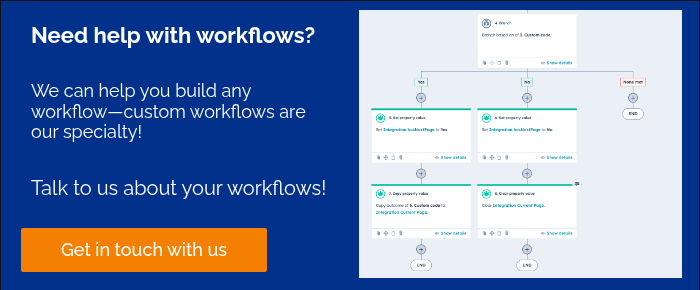 Need help with workflows?     We can help you build any workflow—custom workflows are our specialty!     Talk to us about your workflows!  