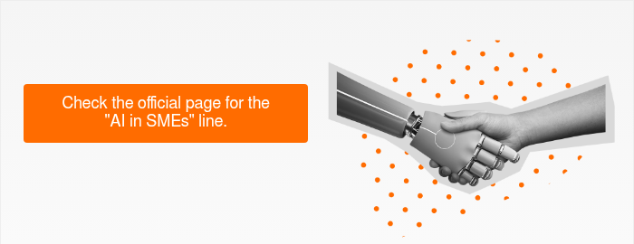 Check the official page for the "AI in SMEs" line.
