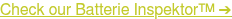 Check our Batterie Inspektor ➔