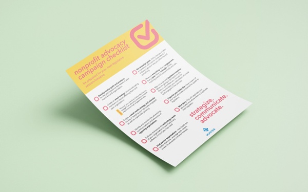 Download Muster's Free Nonprofit Advocacy Checklist