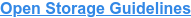 Open Storage Guidelines