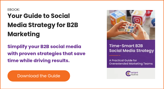EBOOK: Your Guide to Social Media Strategy for B2B Marketing   Simplify your B2B social media with proven strategies that save time while driving results.   