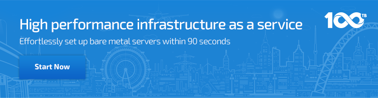 High performance infrastructure as a service