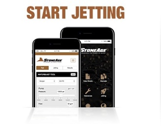Open the StoneAge Jetting App