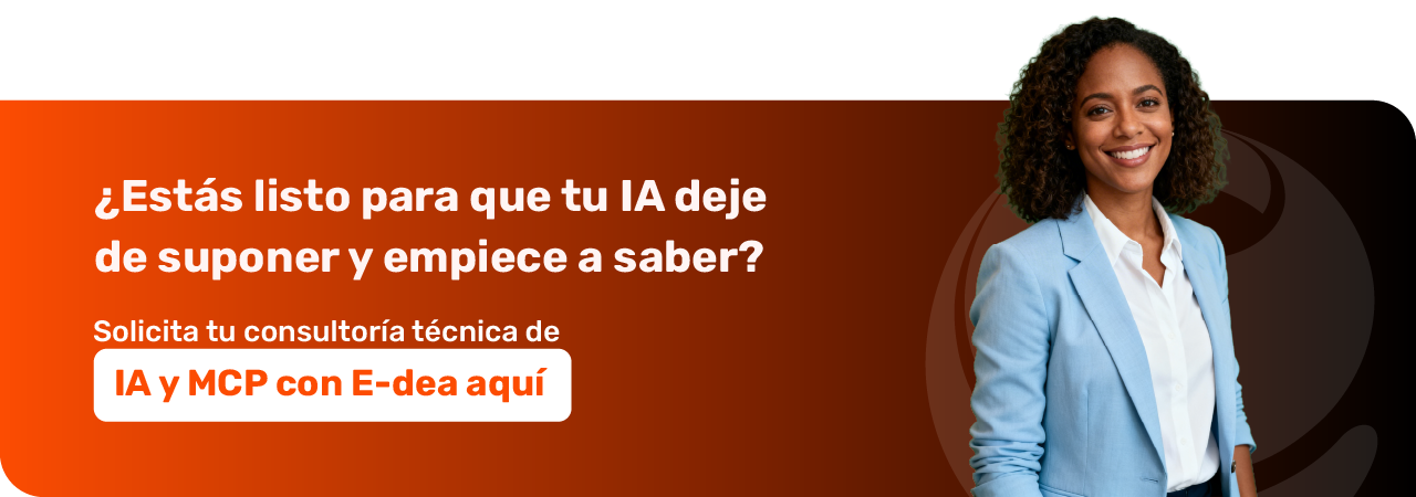 Esquema técnico del servidor MCP de Dynatrace conectando un Agente de IA con la base de datos Grail para consultas en lenguaje natural.
