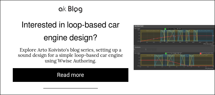 Audiokinetic blog