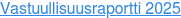 Vastuullisuusraportti 2025