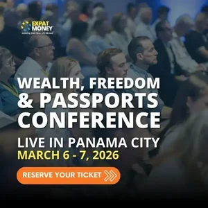 Wealth, Freedom & Passports Conference in Panama City, March 6–7, 2026 — the premier event for global investors and freedom seekers. Reserve your ticket now.”