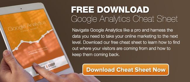google analytics cheat sheet