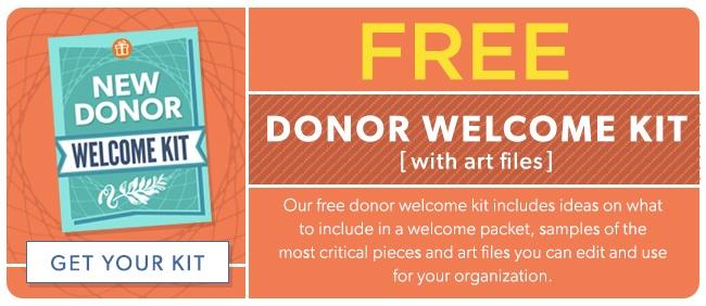 new donor welcome kit