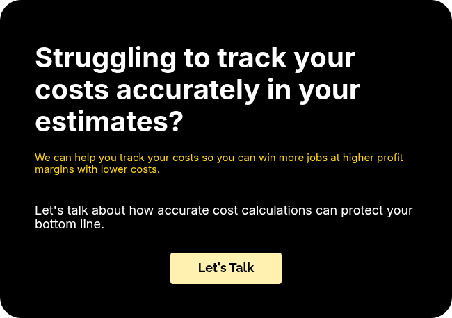 Struggling to track your costs accurately in your estimates?