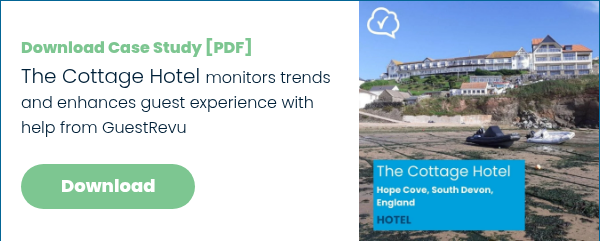 Download Case Study [PDF] The Cottage Hotel monitors trends and enhances guest experience with help from GuestRevu
