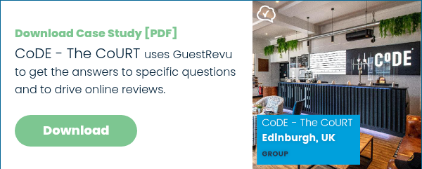 Download Case Study [PDF] CoDE - The CoURT uses GuestRevu to get the answers to specific questions and to drive online reviews.