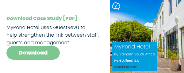Download Case Study [PDF] MyPond Hotel uses GuestRevu to help strengthen the link between staff, guests and management