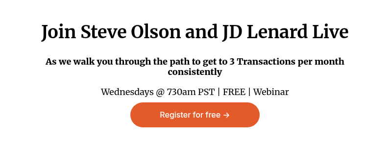 Join Steve Olson and JD Lenard Live