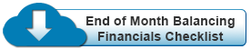 End of Month Checklist for Balancing Financials